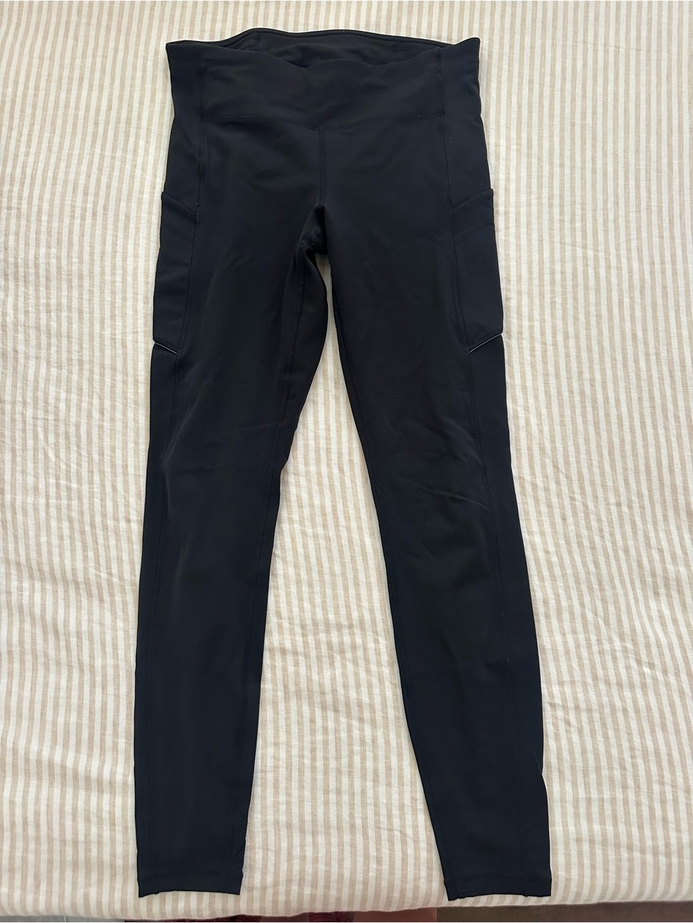 lululemon athletica Black High-Rise Leggings with Side Pockets